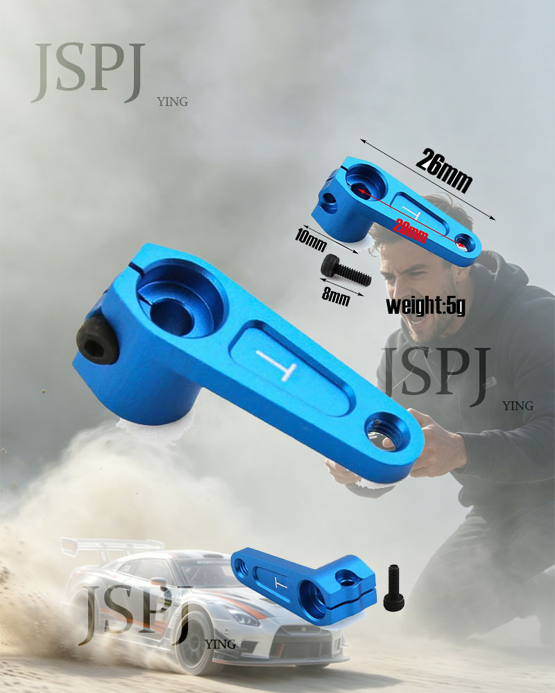Rc Hobby Factory - Braccio Servo in Metallo Rinforzato 25T,