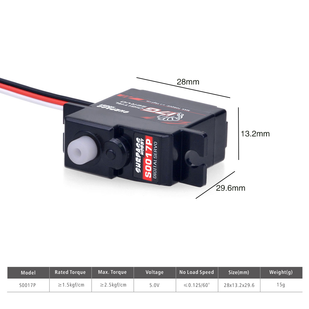 SURPASS Hobby 17g Micro Mini S - Rc Hobbyking recensione e prezzo