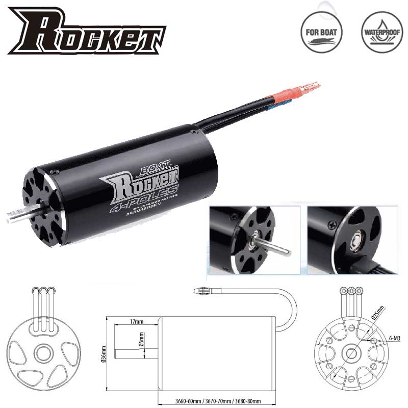 ROCKET-RC 2968 2958 2948 motor - Rc Hobbyking recensione e prezzo